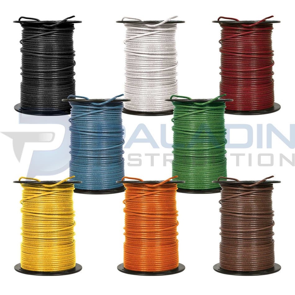 10 AWG Gauge Insulated Copper Building Wire THHN / THWN-2 - UL Listed - #10 STRANDED - 500' FT Spool