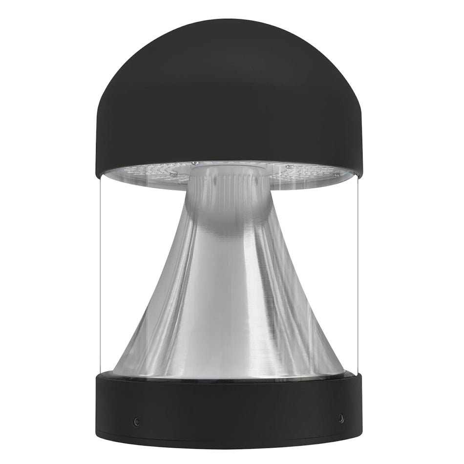 Envision LED-BLD-RD-5CCT-CN-DM-BL - LED Bollard Head Round Cone Dome Top Black Finish