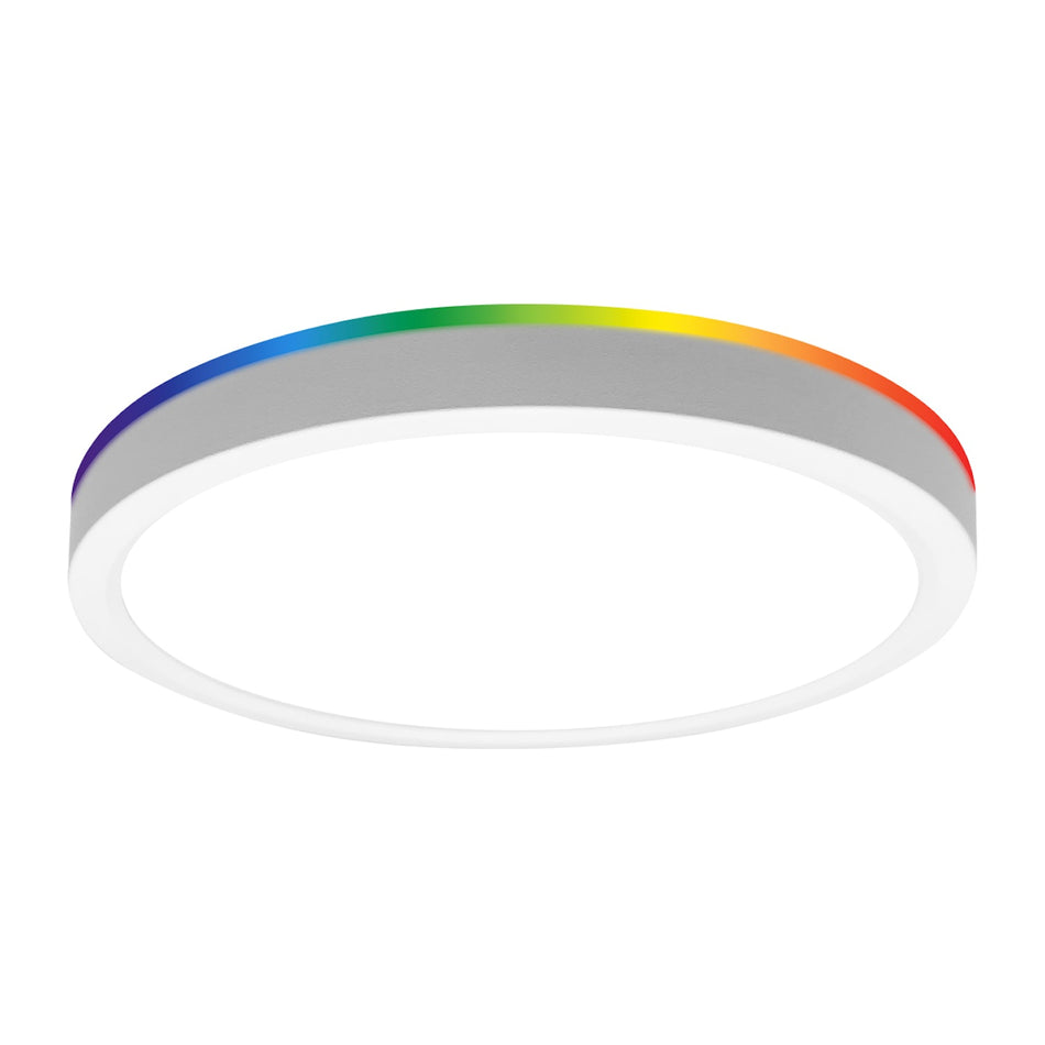 Envision LED-SLDSKR-7-15W-RGB+W-WH - Smart LED Surface Mount Light 7" - RGB+W