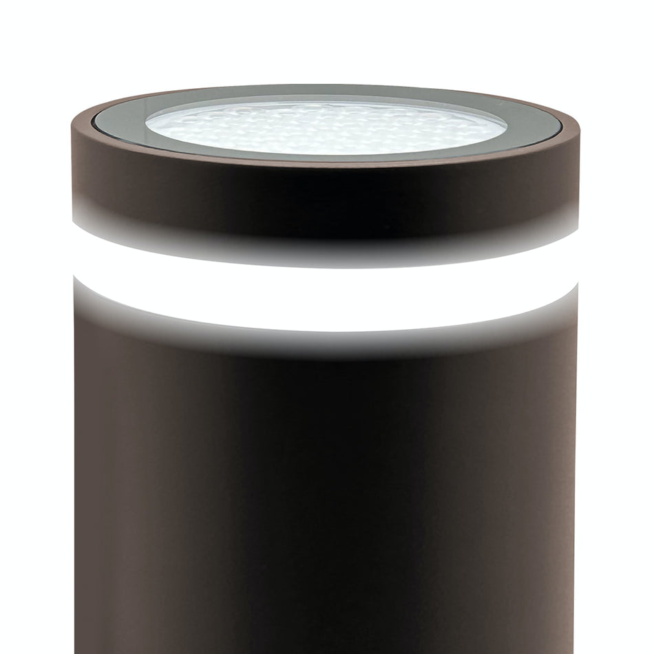 Envision LED-CYE-UD-3-3P30-TRI-BZ-PC - 3" Edge-Lit Cylinder Up/Down Light - Bronze