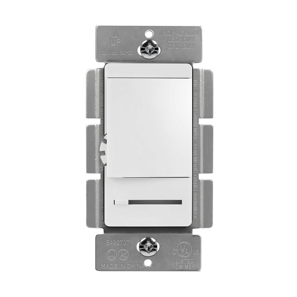 Enerlites 55300-W - LED, CFL, Incandescent, Halogen Dimmer Switch - White
