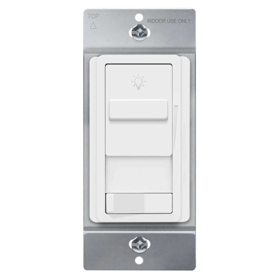 Enerlites 55307-12-W - 12V Decorator LED Dimmer Single Pole/3-Way - White