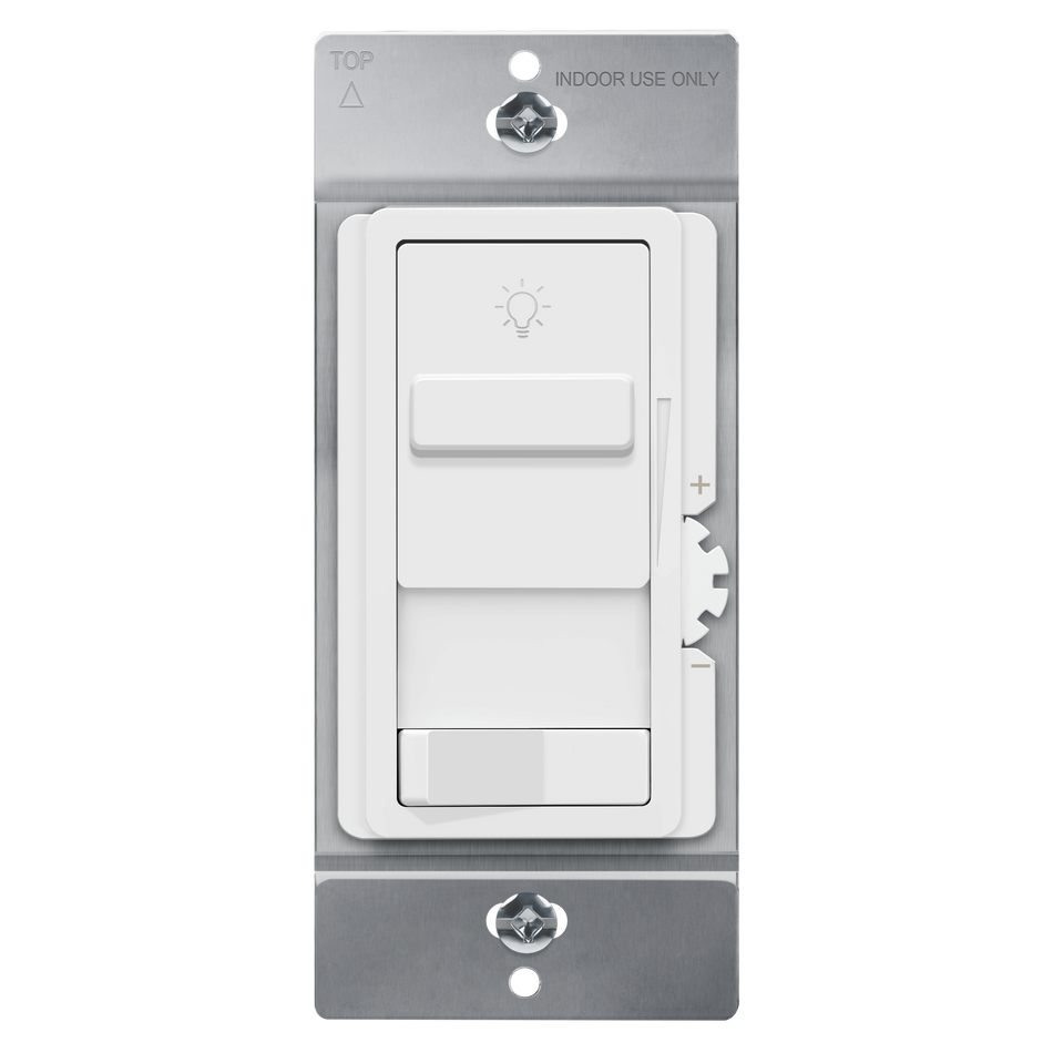 Enerlites 55307L-W - Decorator 0-10V LED Dimmer Single Pole/3-Way - White