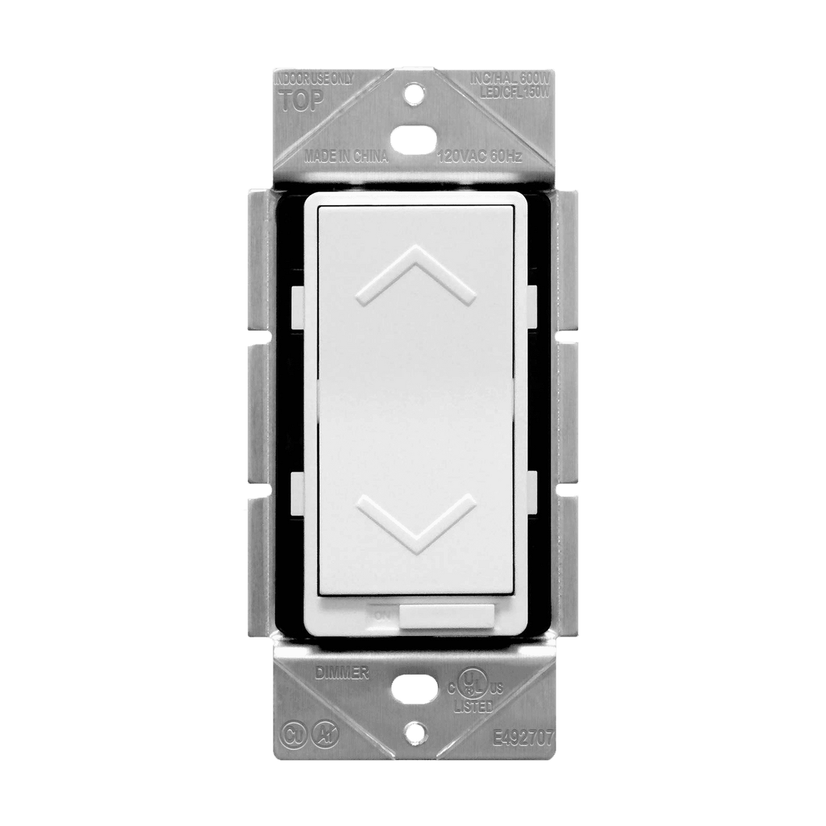Enerlites 57302-W - LED/CFL & Incandescent/Halogen Dimmer Switch - White