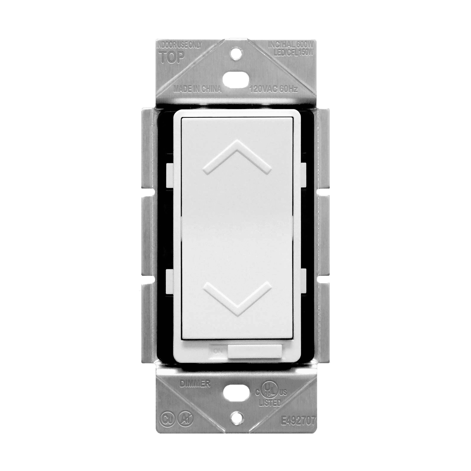Enerlites 57302-W - LED/CFL & Incandescent/Halogen Dimmer Switch - White