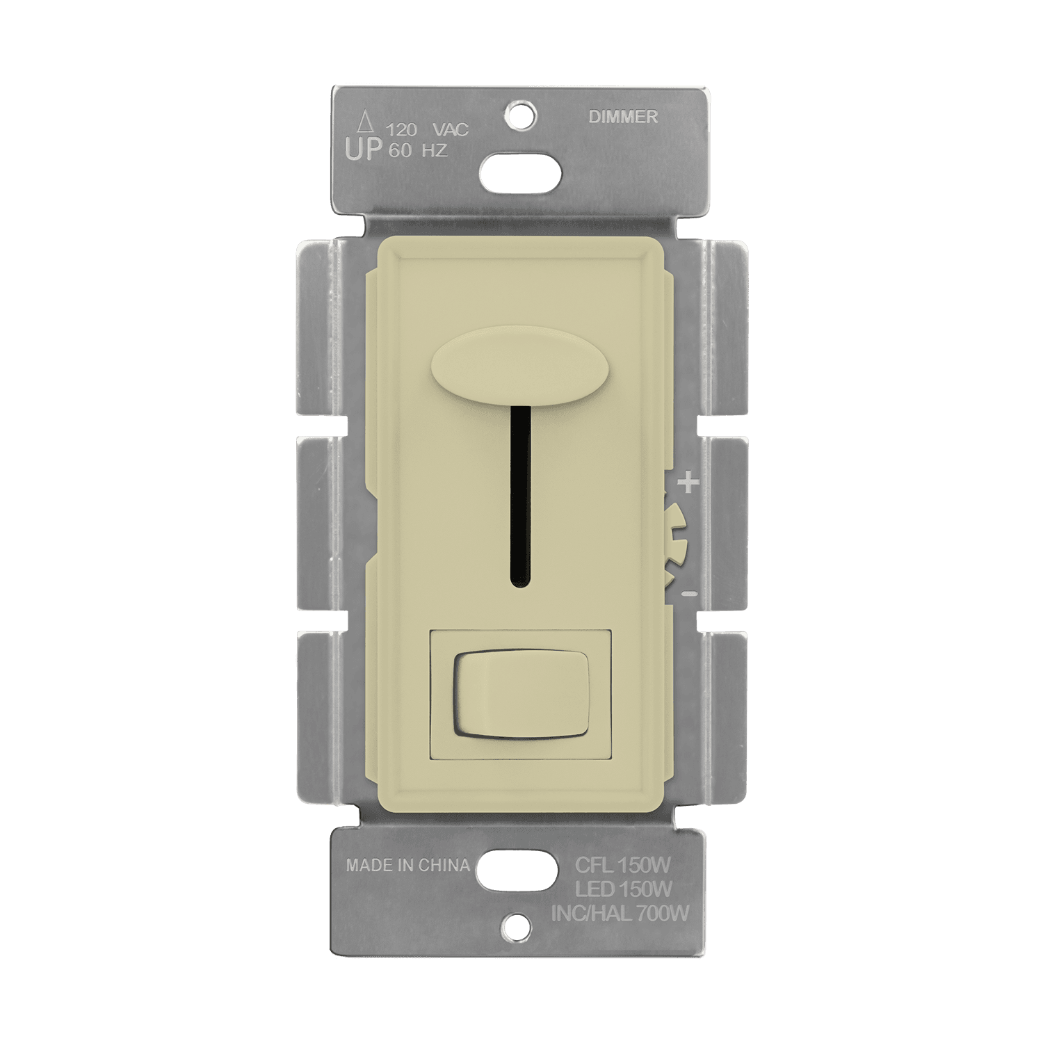 Enerlites 59302-I - Dimmer Switch for CFL, Incandescent, LED Lights - Ivory