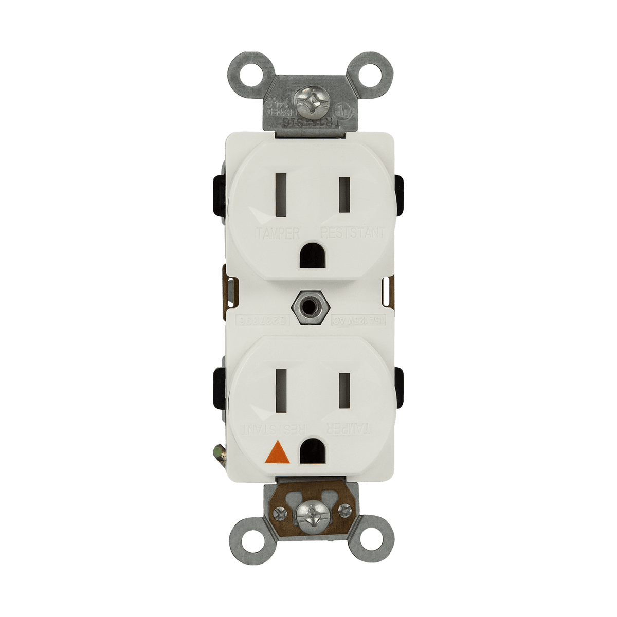 Enerlites 61510-TR-W - Industrial Grade Isolated Ground Heavy Duty 15A Duplex Receptacle, 5-15R - White