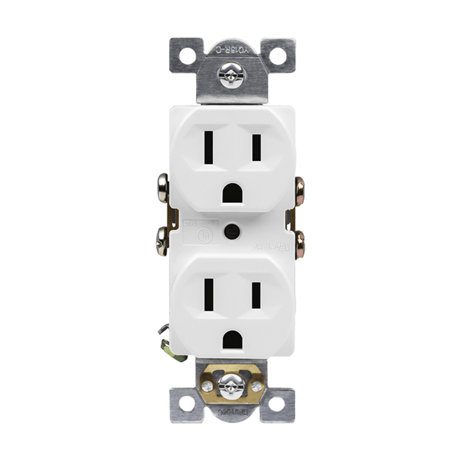 Enerlites 61540-W - Commercial Grade 15A Duplex Receptacle - White