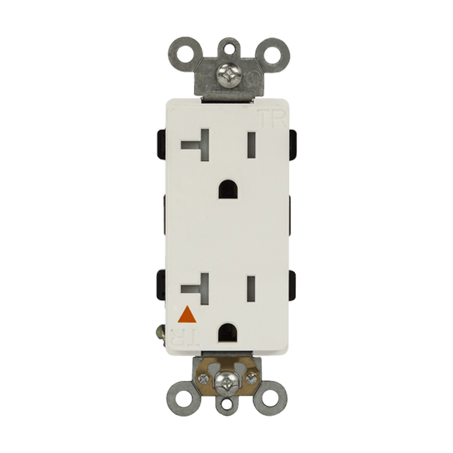 Enerlites 62000-IG-TR-W - Isolated Ground Tamper-Resistant Decorator Receptacle, 5-20R - White