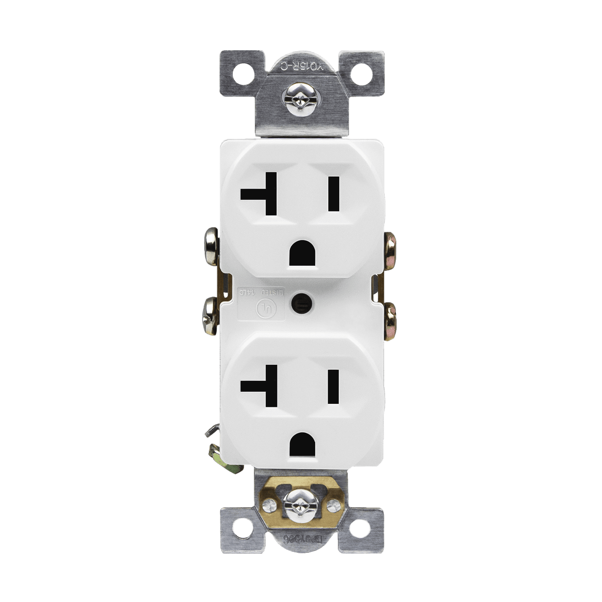 Enerlites 62040-W - Commercial Grade 20A Duplex Receptacle - White