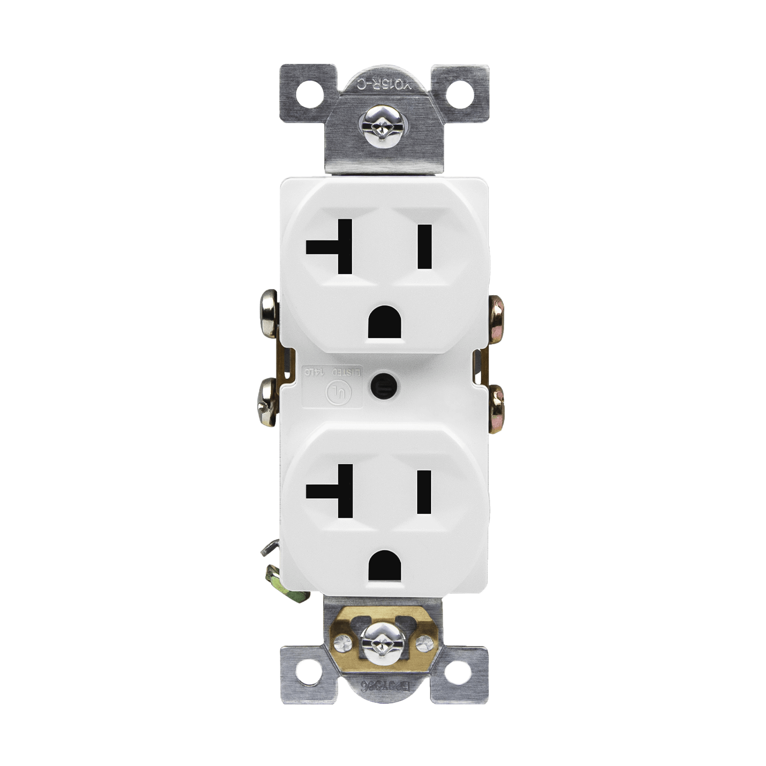 Enerlites 62040-W - Commercial Grade 20A Duplex Receptacle - White