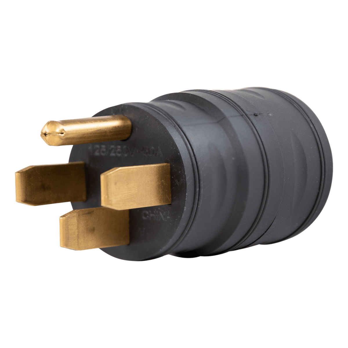 Enerlites 66352-BK - Compact Adapter NEMA 14-50P to 6-50R - Black