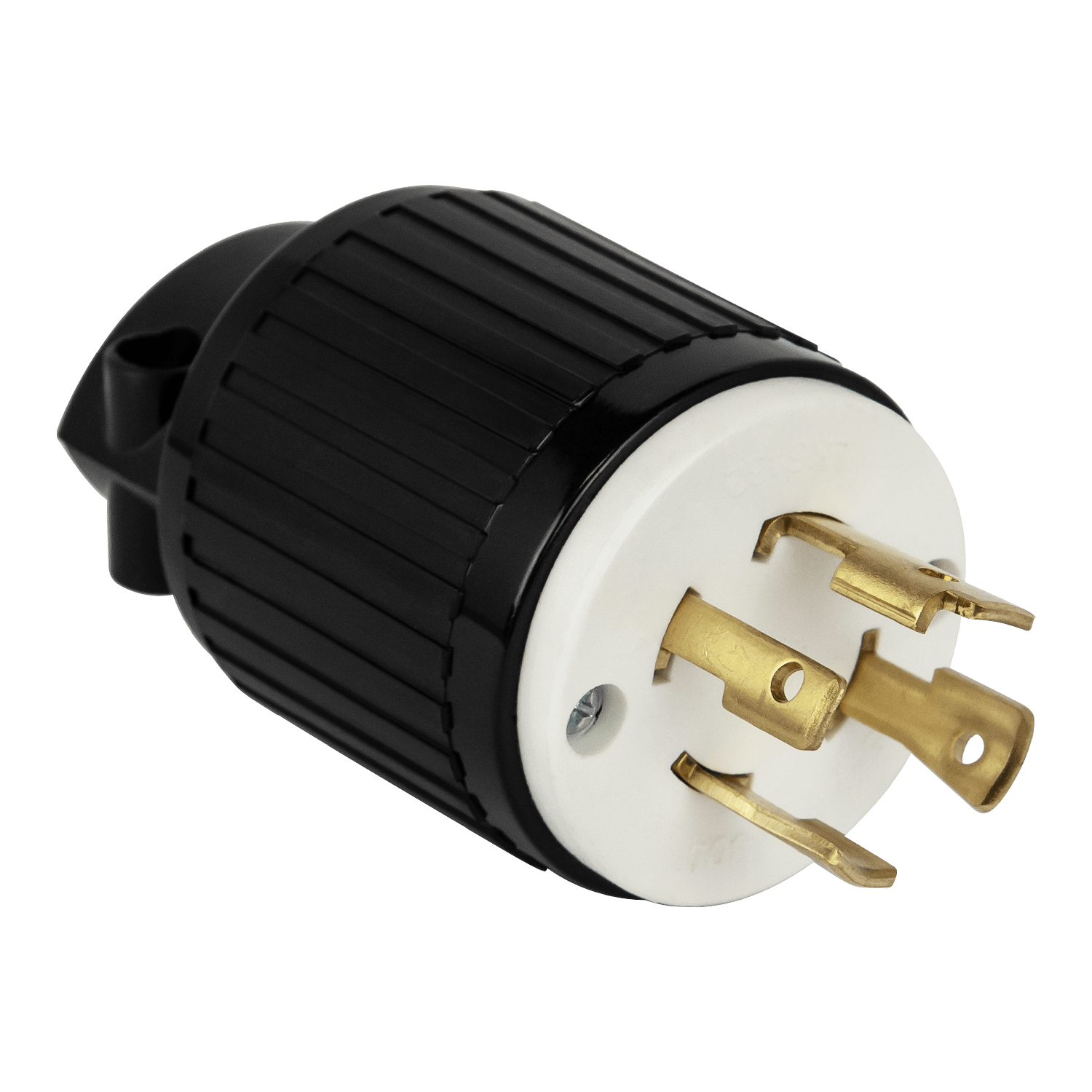 Enerlites 66800-BK - Industrial Grade Locking Plug, 30A, L15-30P - Black