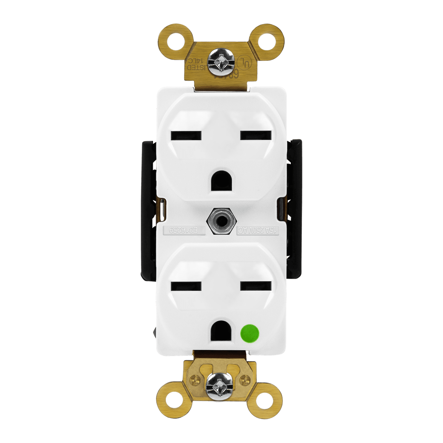 Enerlites 68151-I - Hospital Grade 15A Receptacle, 6-15R - Ivory
