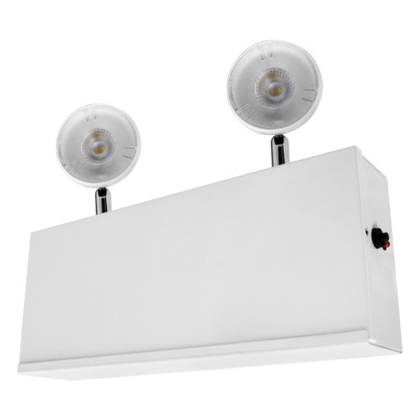 LED Emergency Light w/ Dual Heads Steel Housing – UL Listed – Chicago Approved