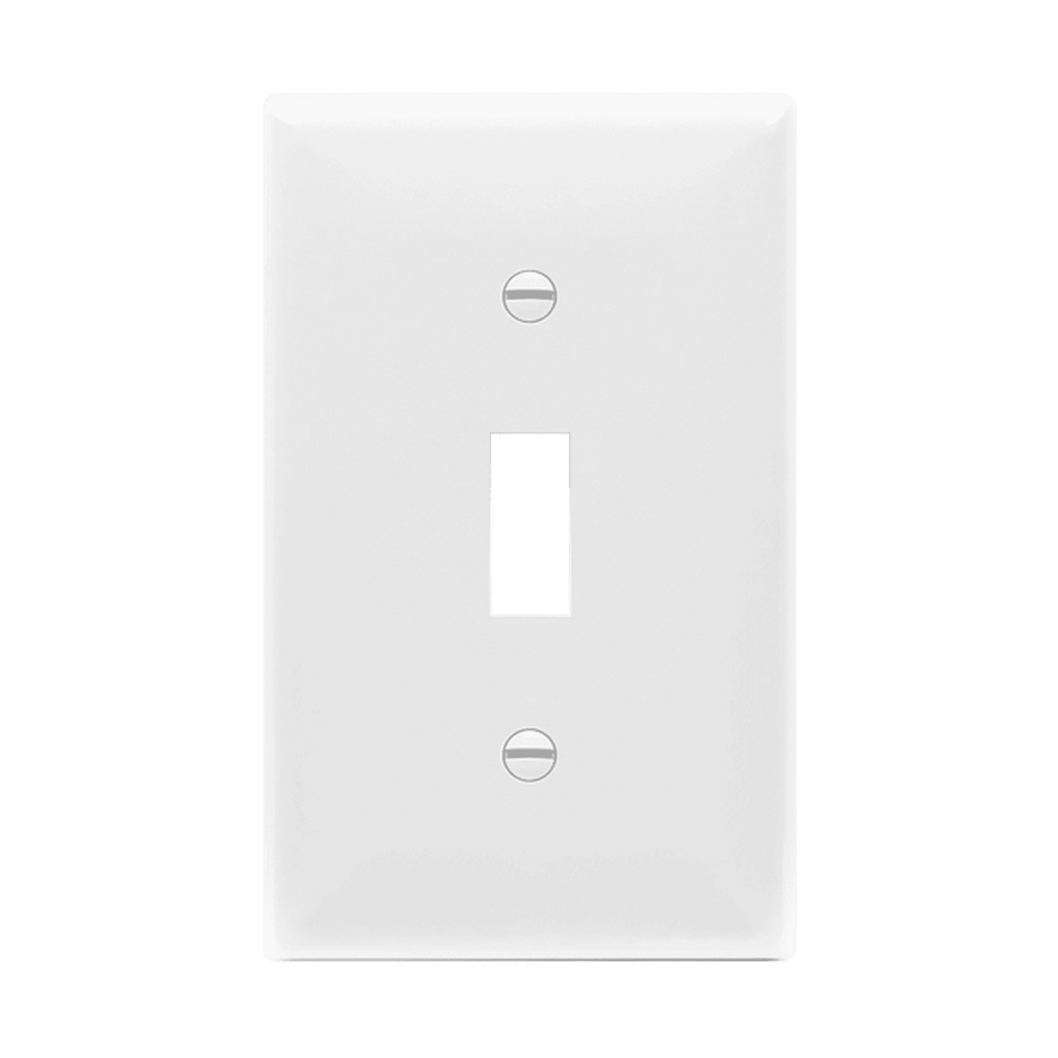 Enerlites 8811-W – Unbreakable Toggle Switch Wall Plate Cover – 1 Gang White