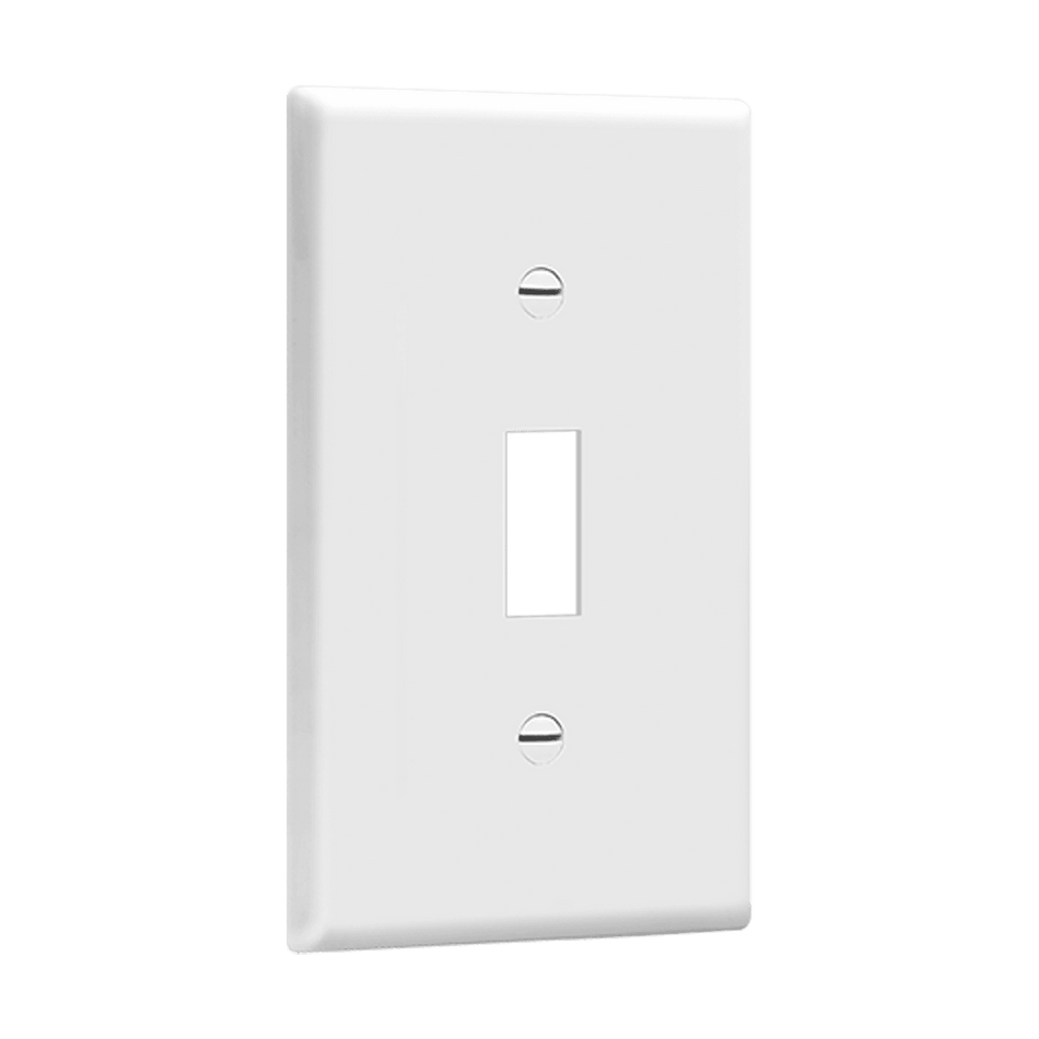 Enerlites 8811-W – Unbreakable Toggle Switch Wall Plate Cover – 1 Gang White