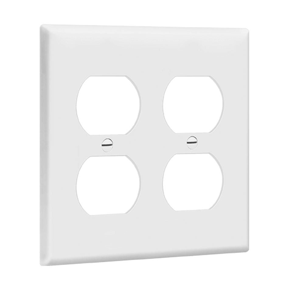 Enerlites 8822-W – Unbreakable Duplex Outlet Wall Plate Cover – 2 Gang White
