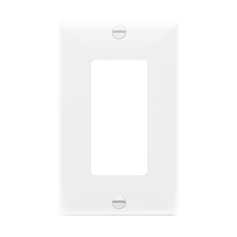 Enerlites 8831-W – Unbreakable Decorator / GFCI Wall Plate Cover – 1 Gang White