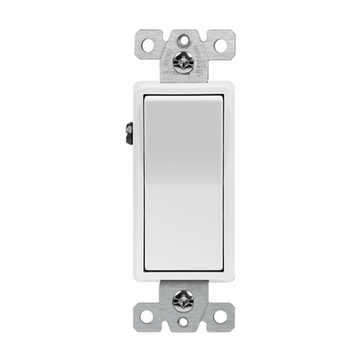 Enerlites 91200-W - Commercial Grade 20A Decorator Switch, Single Pole - White