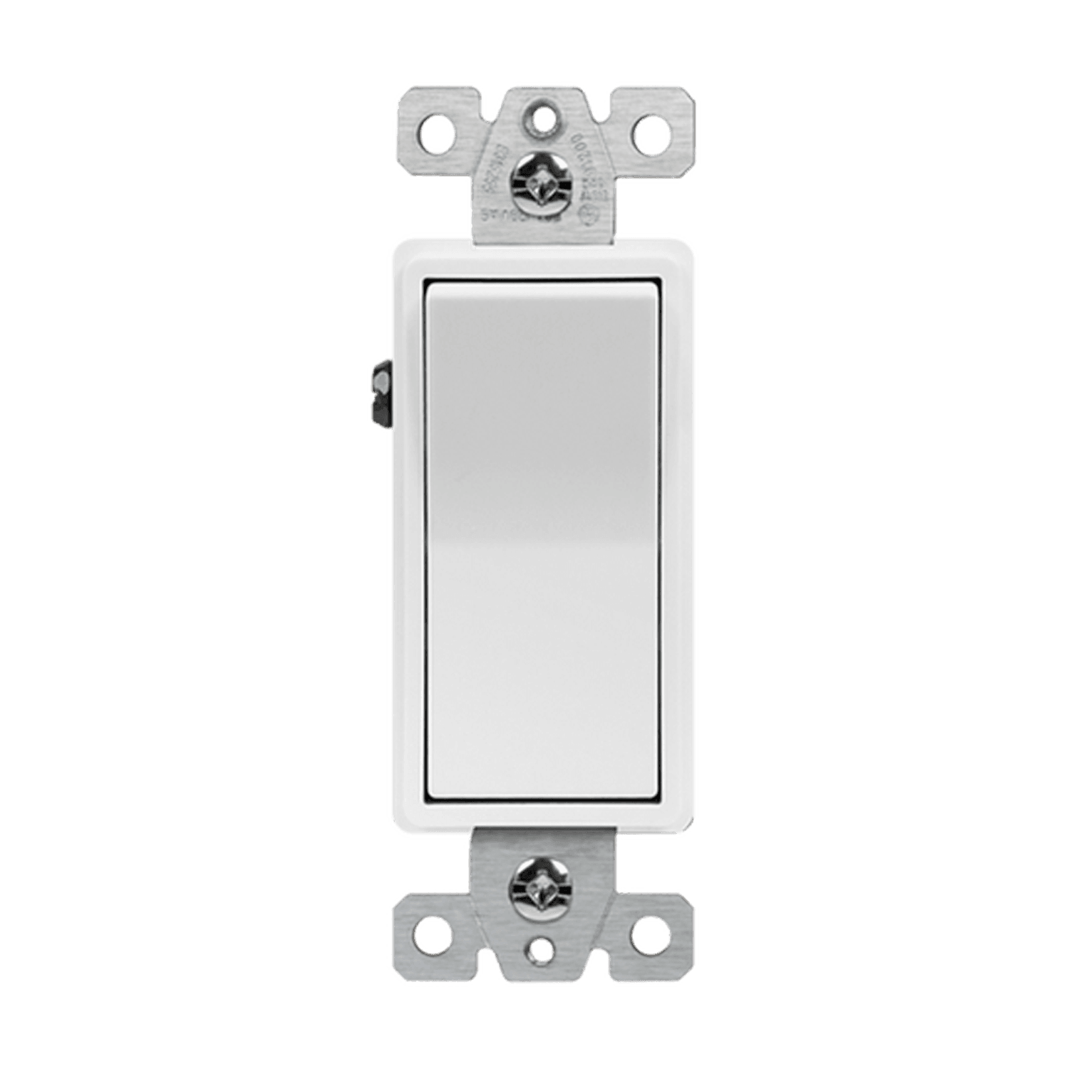 Enerlites 91200-W - Commercial Grade 20A Decorator Switch, Single Pole - White