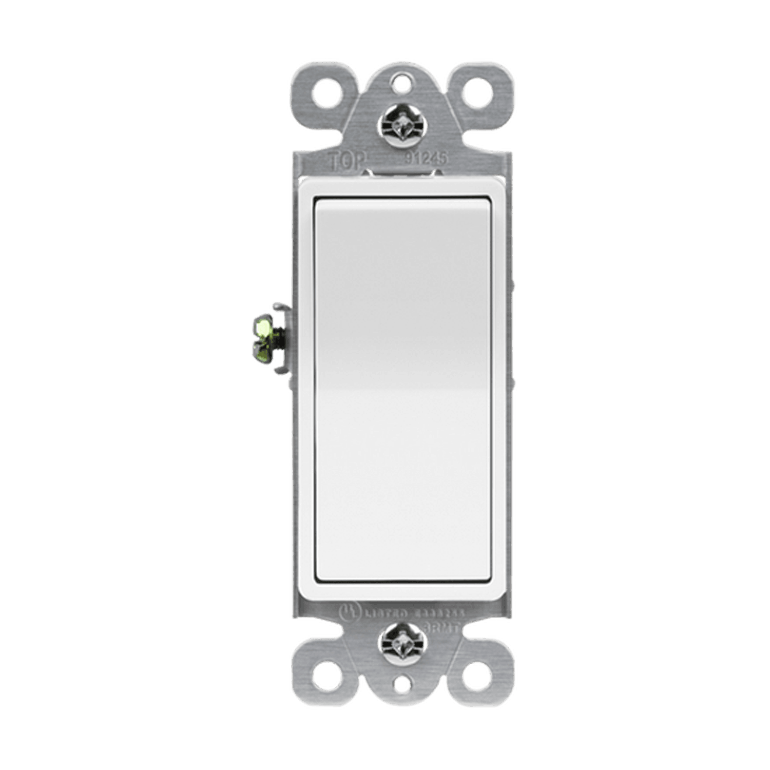 Enerlites 91245-W - Commercial Grade 15A Momentary Contact Decorator Switch - White