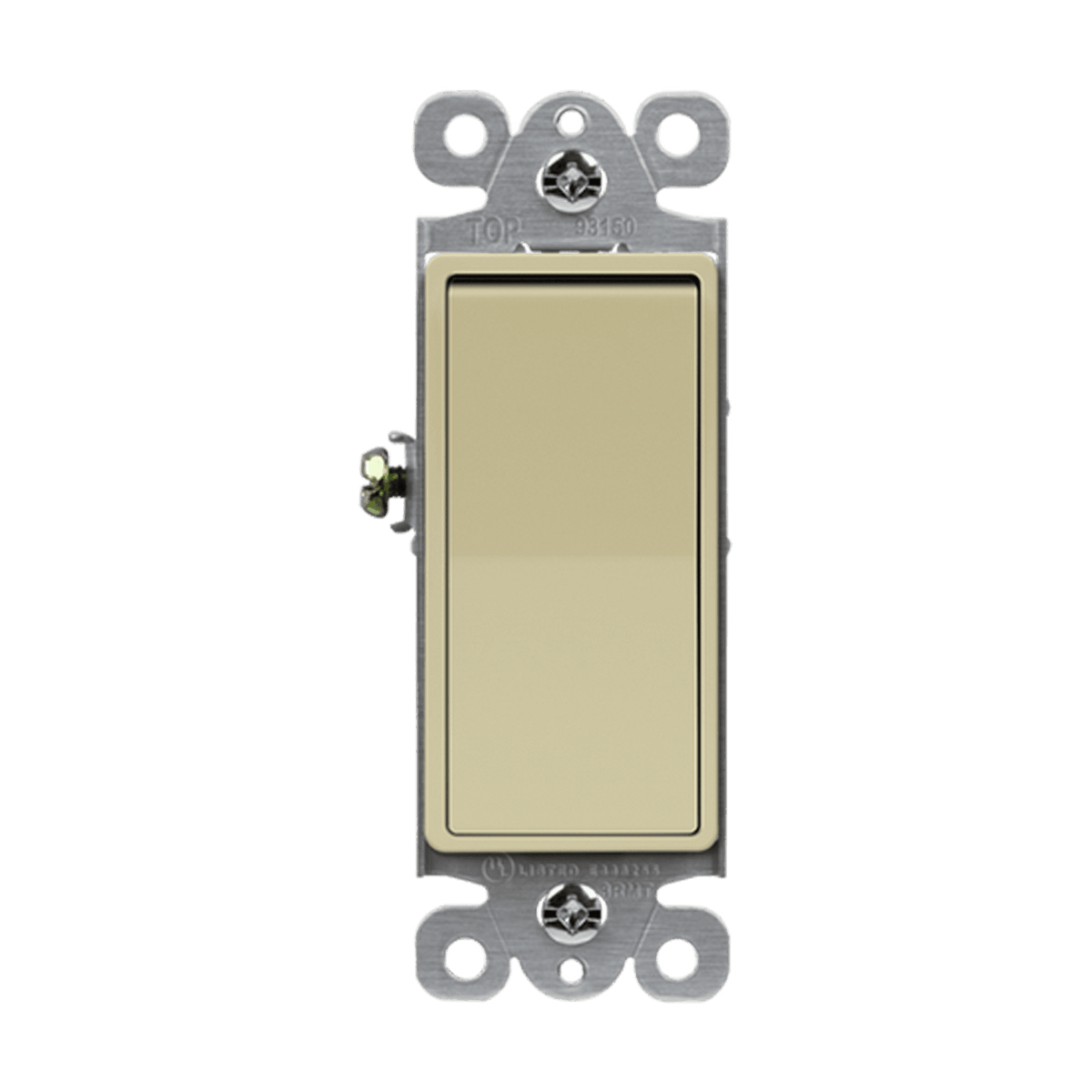 Enerlites 93150-I - Residential Grade Decorator Switch, Three-Way - Ivory