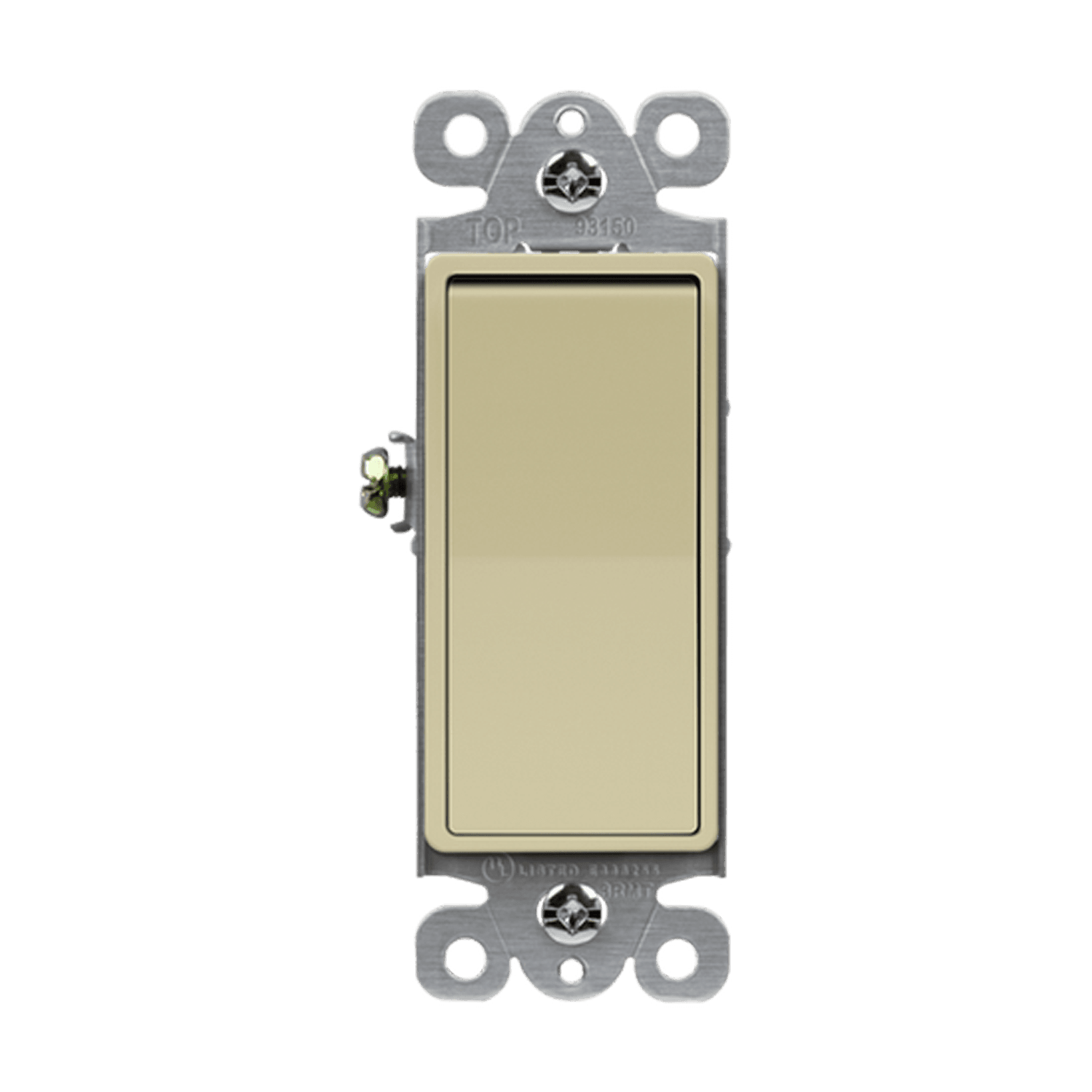 Enerlites 93150-I - Residential Grade Decorator Switch, Three-Way - Ivory