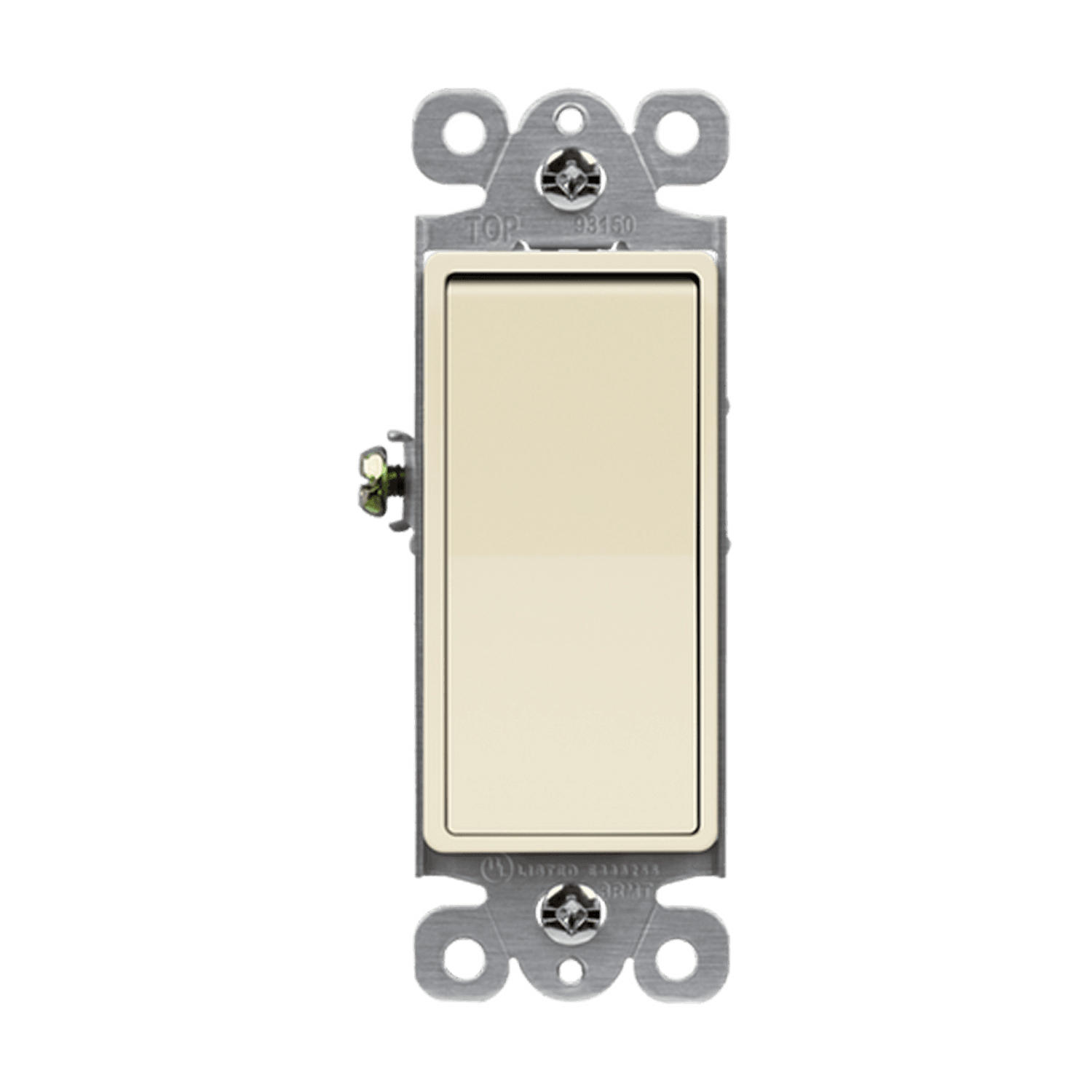 Enerlites 93150-LA - Residential Grade Decorator Switch, Three-Way - Light Almond