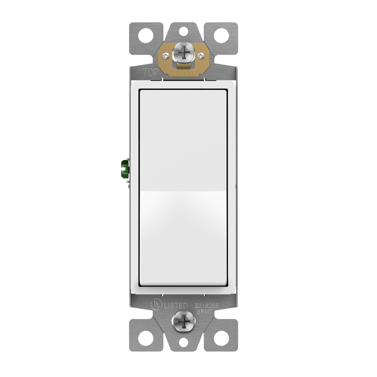 Enerlites 93150-MW - Matte Finish Residential Grade Decorator Switch, Three-Way - White