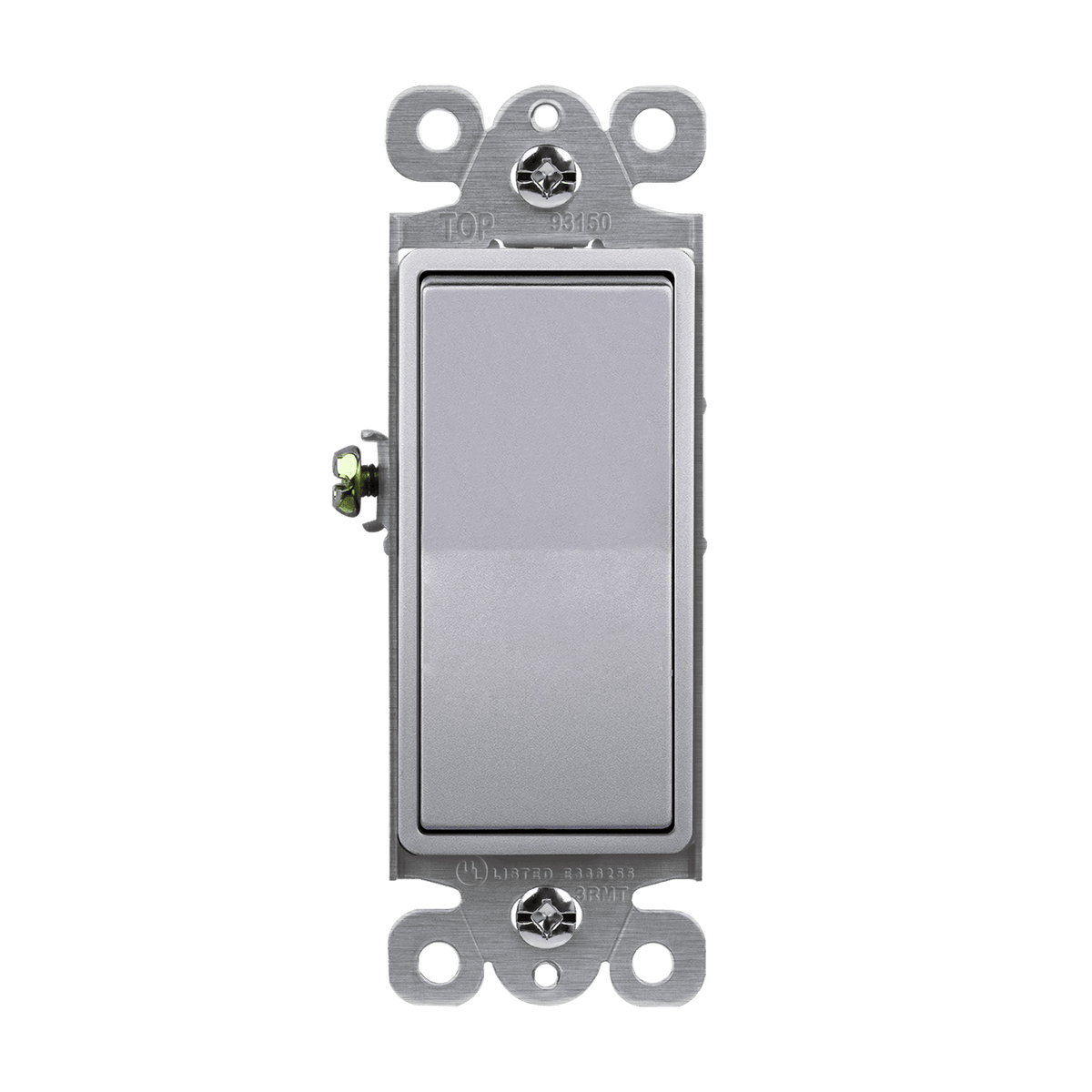 Enerlites 93150-SV - Residential Grade Decorator Switch, Three-Way - Silver
