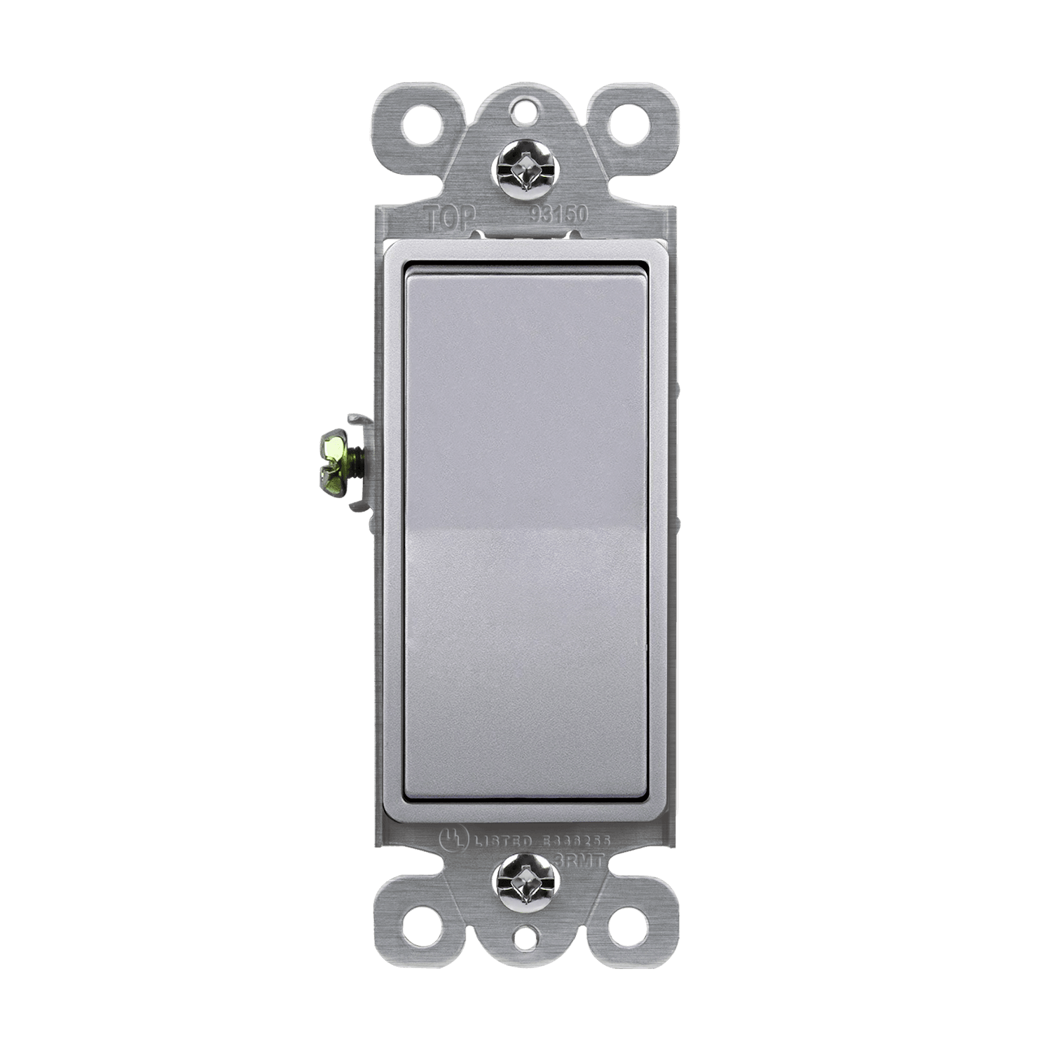 Enerlites 93150-SV - Residential Grade Decorator Switch, Three-Way - Silver