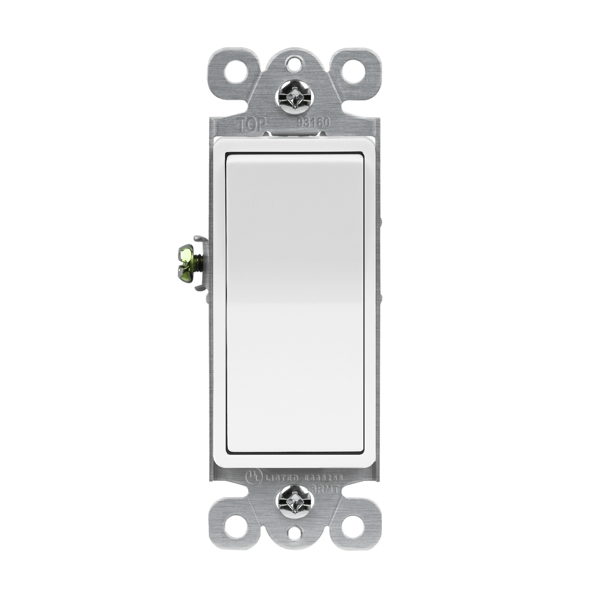 Enerlites 93160-W - Residential Grade Decorator Switch with Back Light, Three-Way - White
