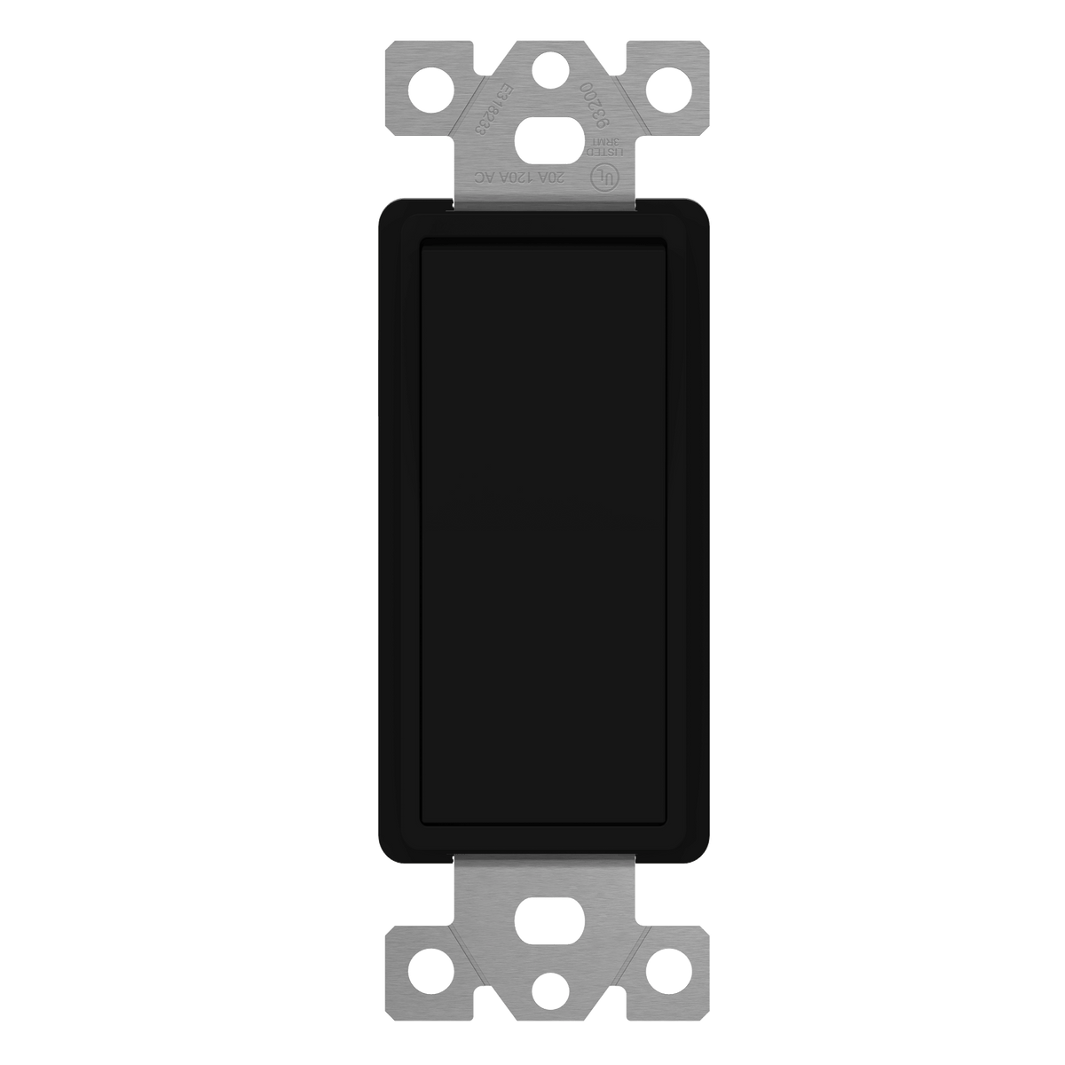 Enerlites 93200-BK - Commercial Grade 20A Decorator Switch, Three-Way - Black