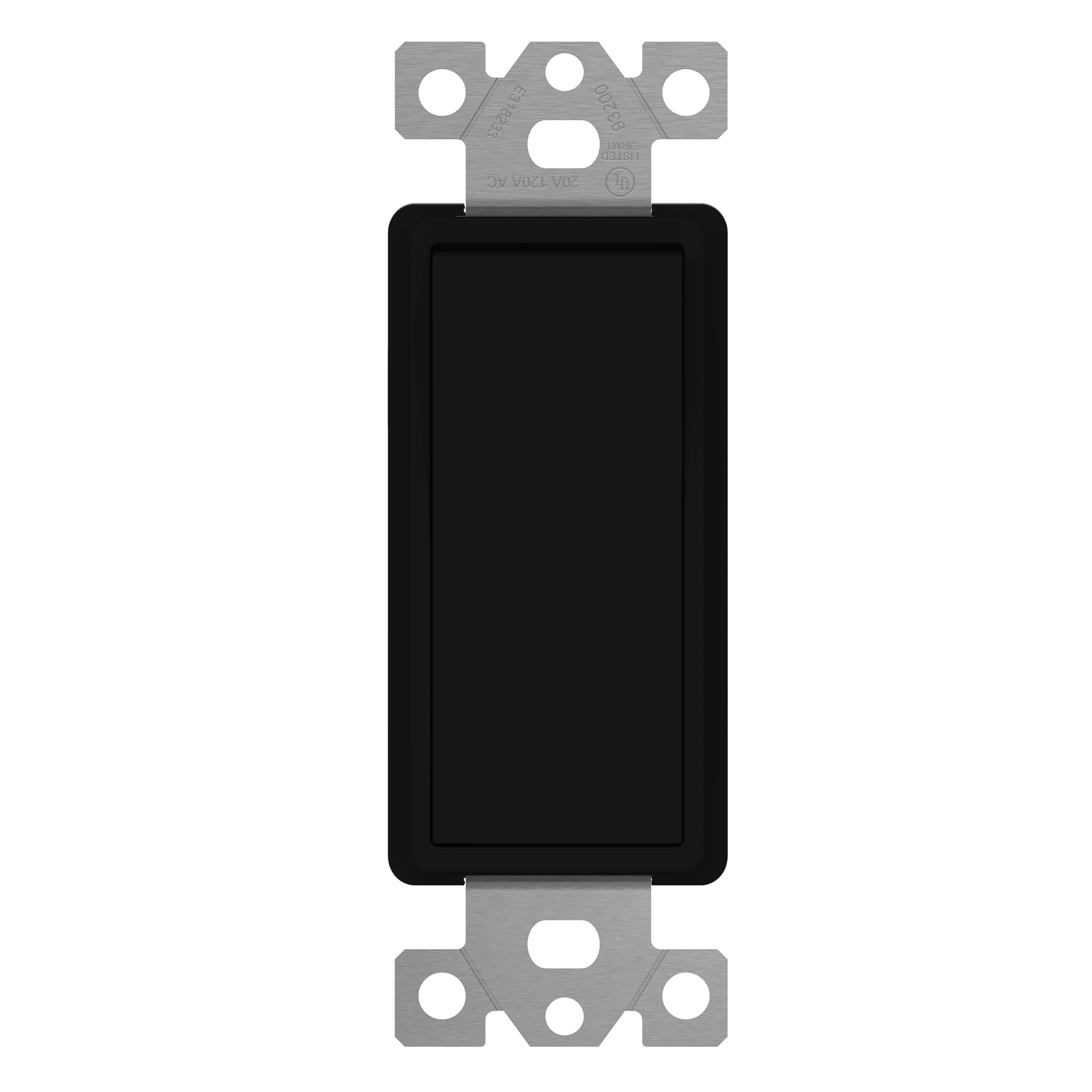 Enerlites 93200-BK - Commercial Grade 20A Decorator Switch, Three-Way - Black