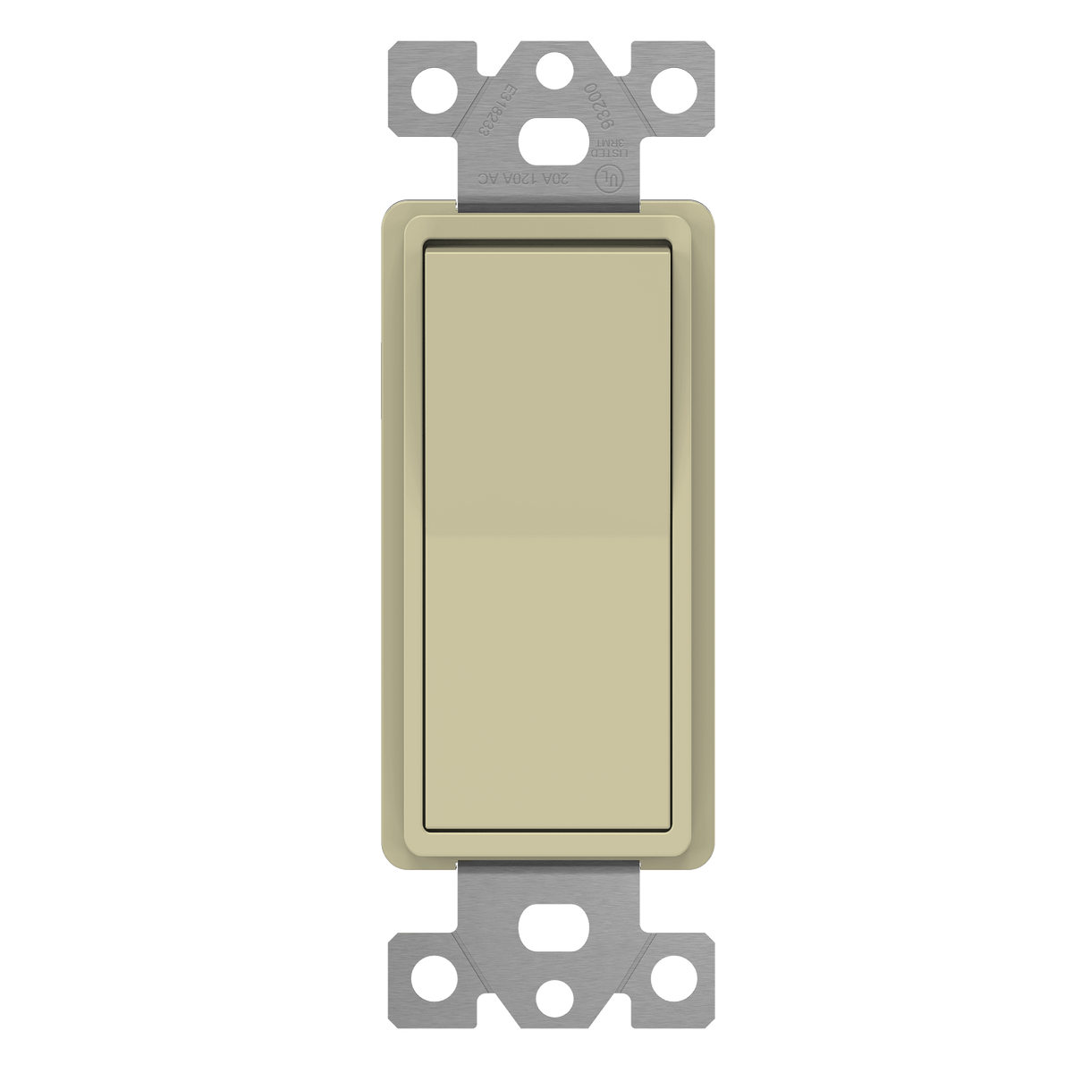 Enerlites 93200-I - Commercial Grade 20A Decorator Switch, Three-Way - Ivory