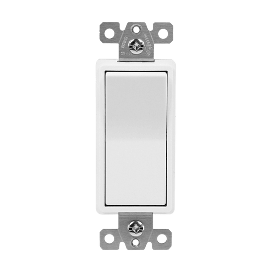 Enerlites 93200-W - Commercial Grade 20A Decorator Switch, Three-Way - White