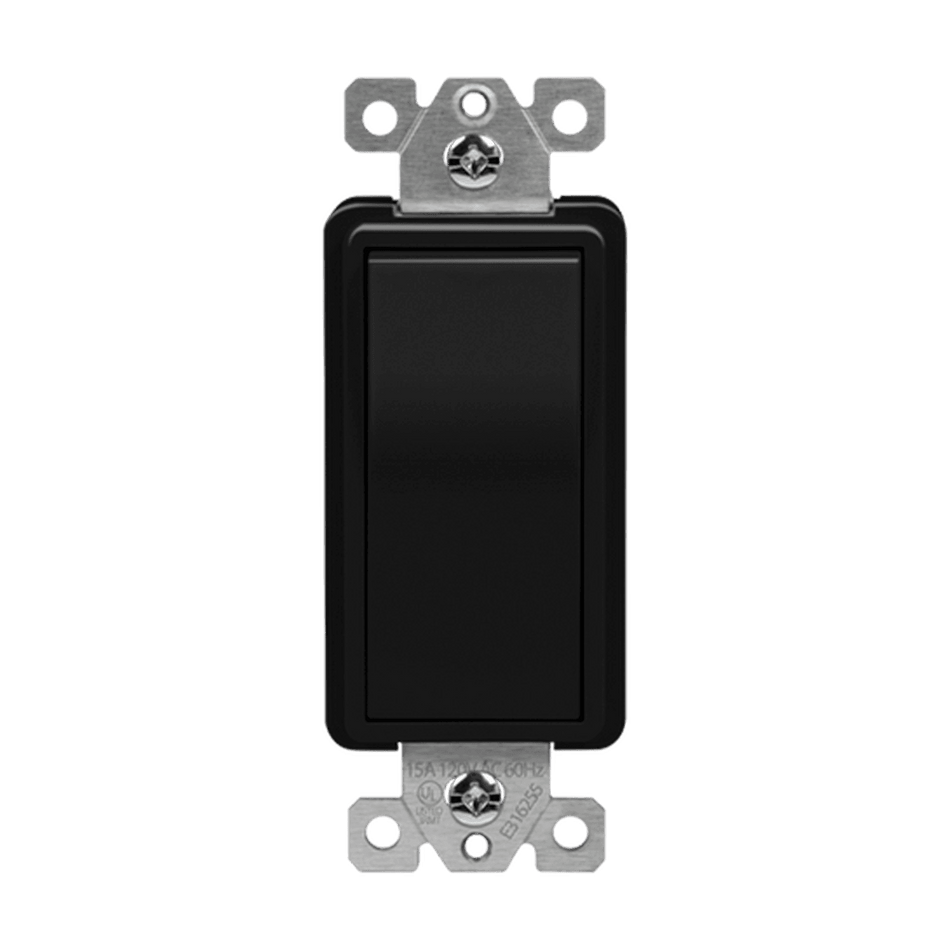 Enerlites 94150-BK - Residential Grade Decorator Switch, Four-Way - Black