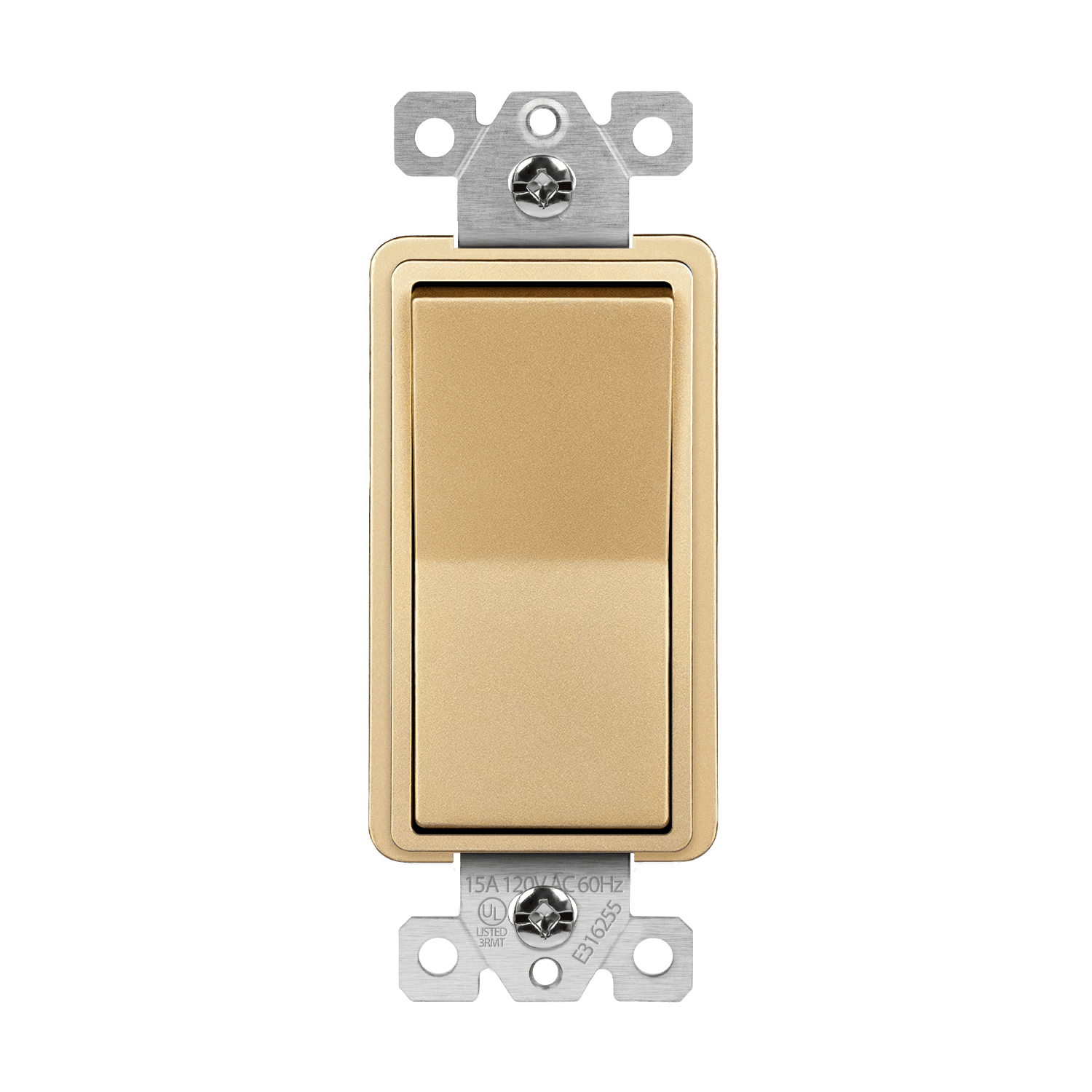Enerlites 94150-GD - Residential Grade Decorator Switch, Four-Way - Gold