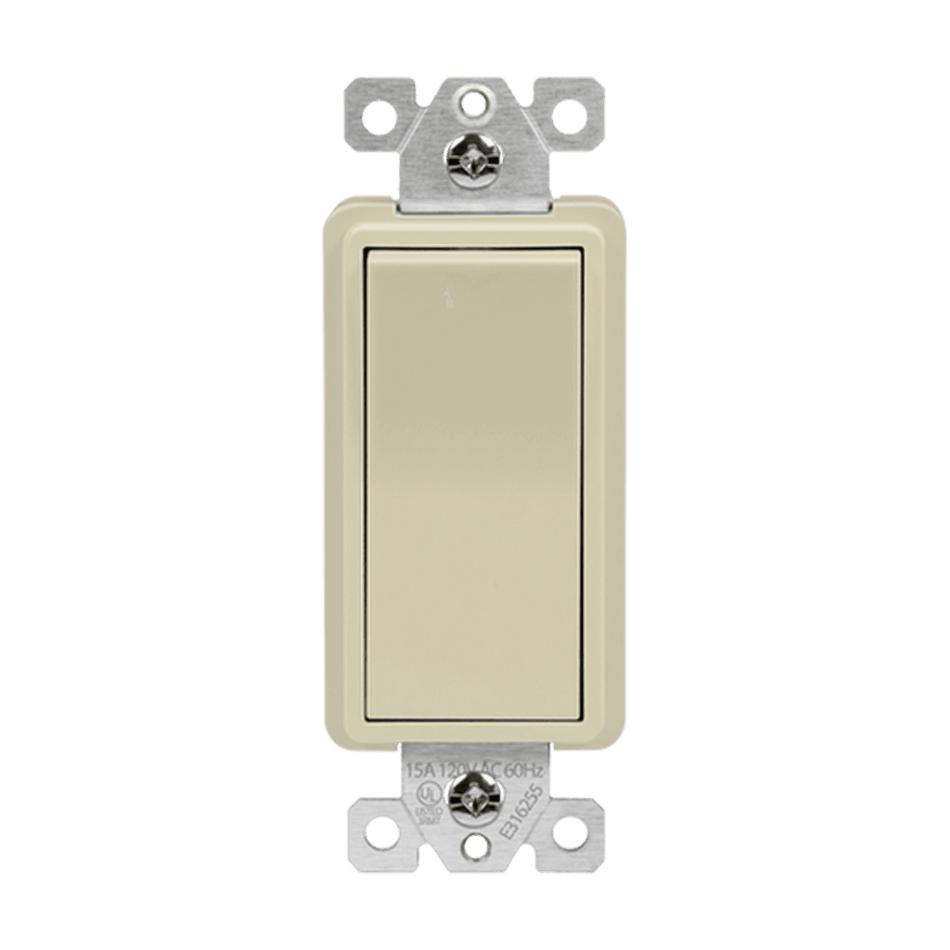Enerlites 94150-I - Residential Grade Decorator Switch, Four-Way - Ivory