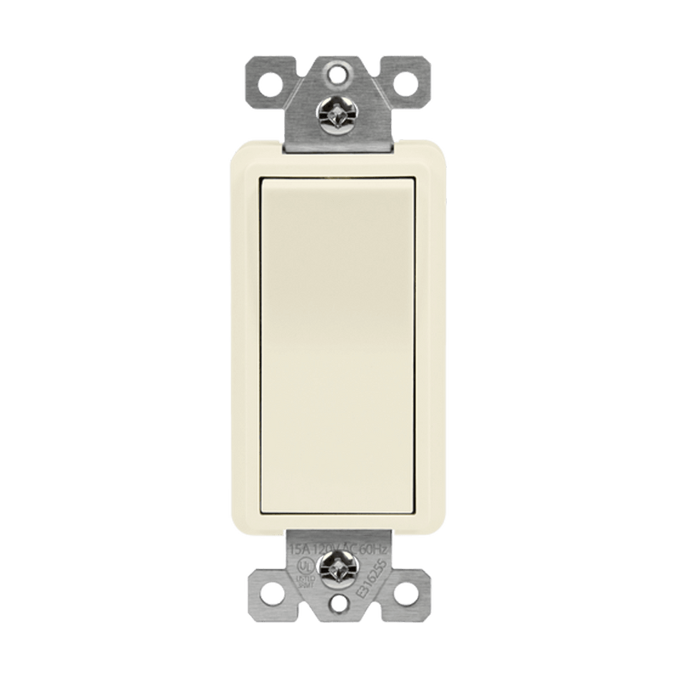 Enerlites 94150-LA - Residential Grade Decorator Switch, Four-Way - Light Almond