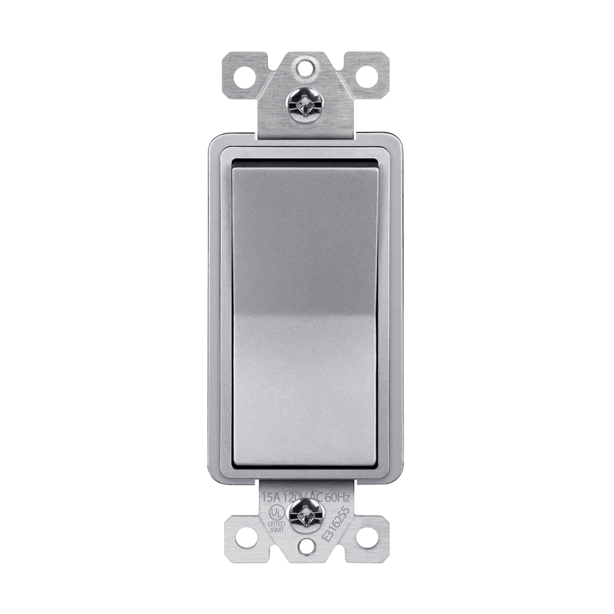Enerlites 94150-SV - Residential Grade Decorator Switch, Four-Way - Silver