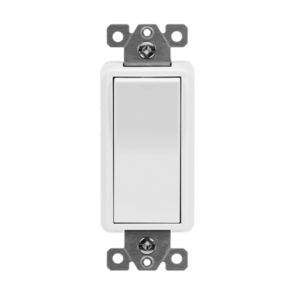 Enerlites 94150-W – 15A Amp Decorator Rocker Light Switch UL Listed – 4-Way