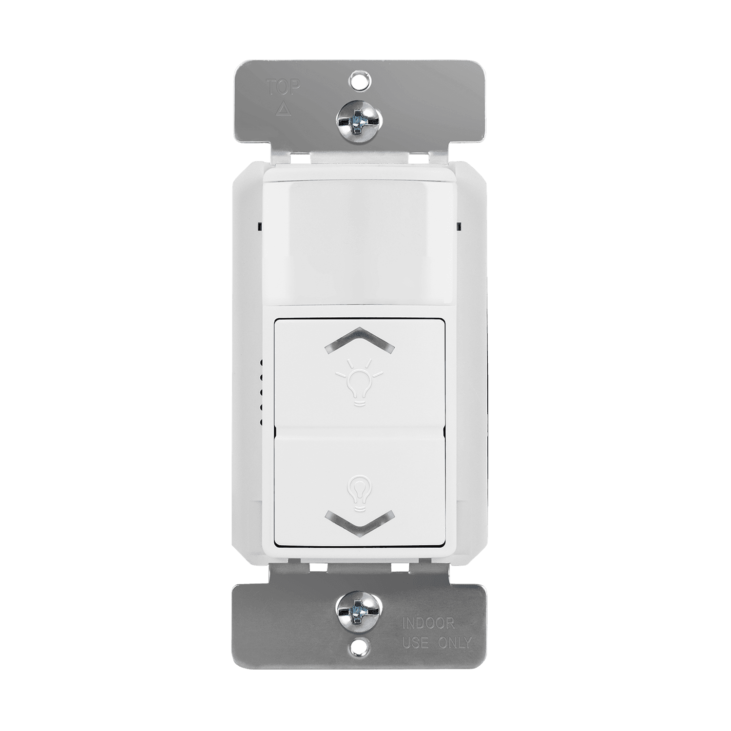 Enerlites DWODS-010-W - 180° PIR Motion Sensor with 0-10V Dimmer Wall Switch - White