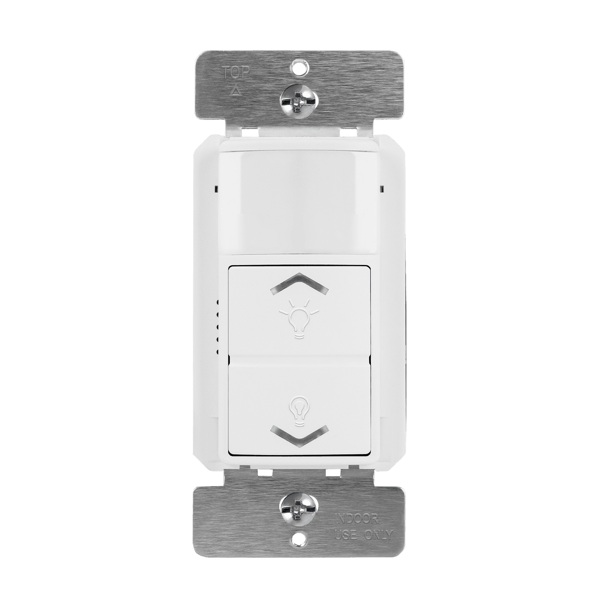 Enerlites DWODS-120-W - 180° PIR Motion Sensor with LED Dimmer Wall Switch - White