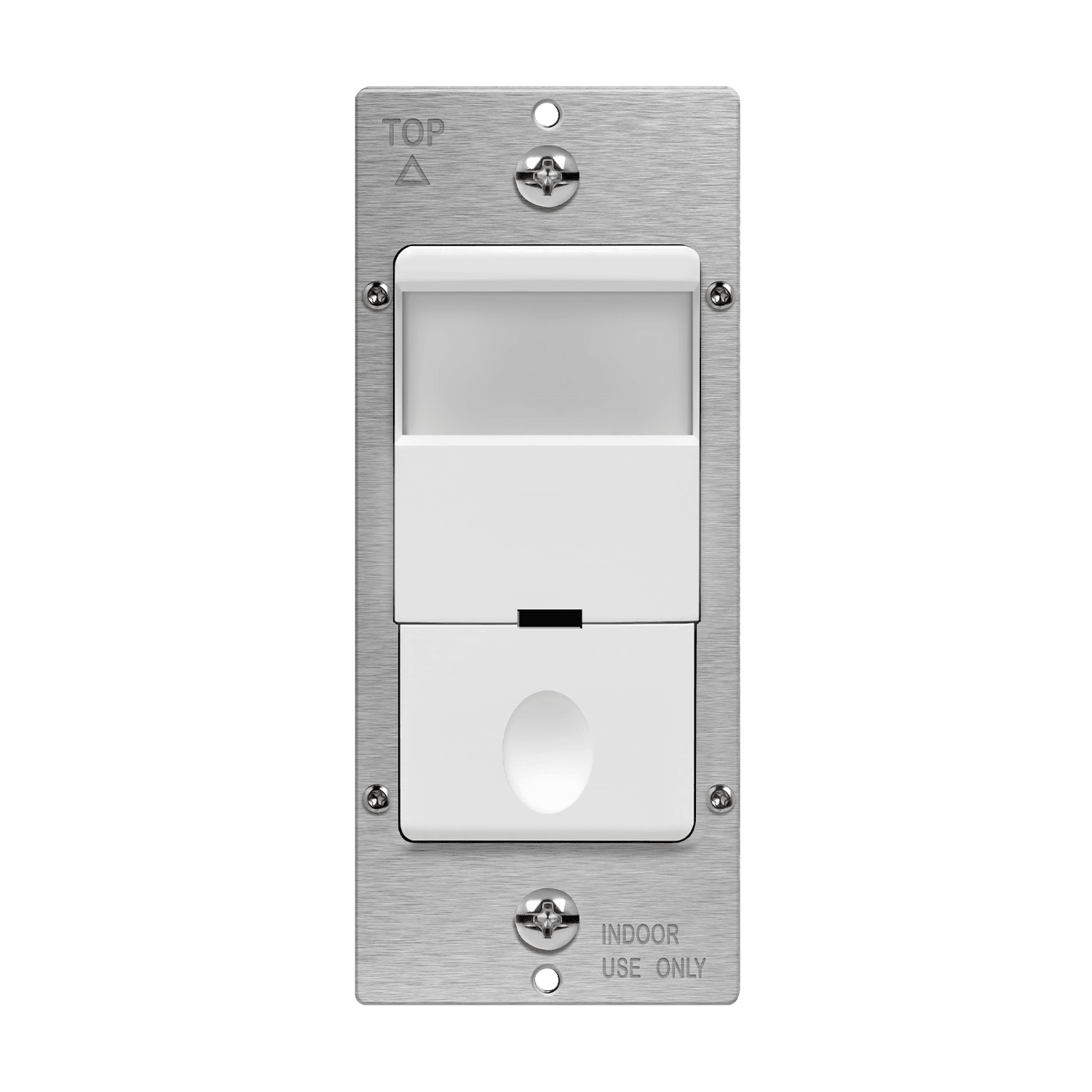 Enerlites DWOS-J-I - 180° PIR Occupancy/Vacancy Motion Sensor Wall Switch, Secured Ground Wire Required, Single Pole - Ivory