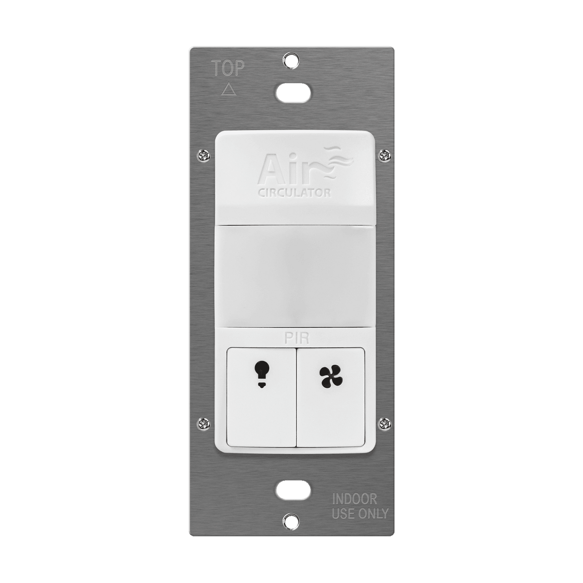 Enerlites DWTOS-W - Air Circulator Timer with 180° PIR Motion Sensor Wall Switch - White