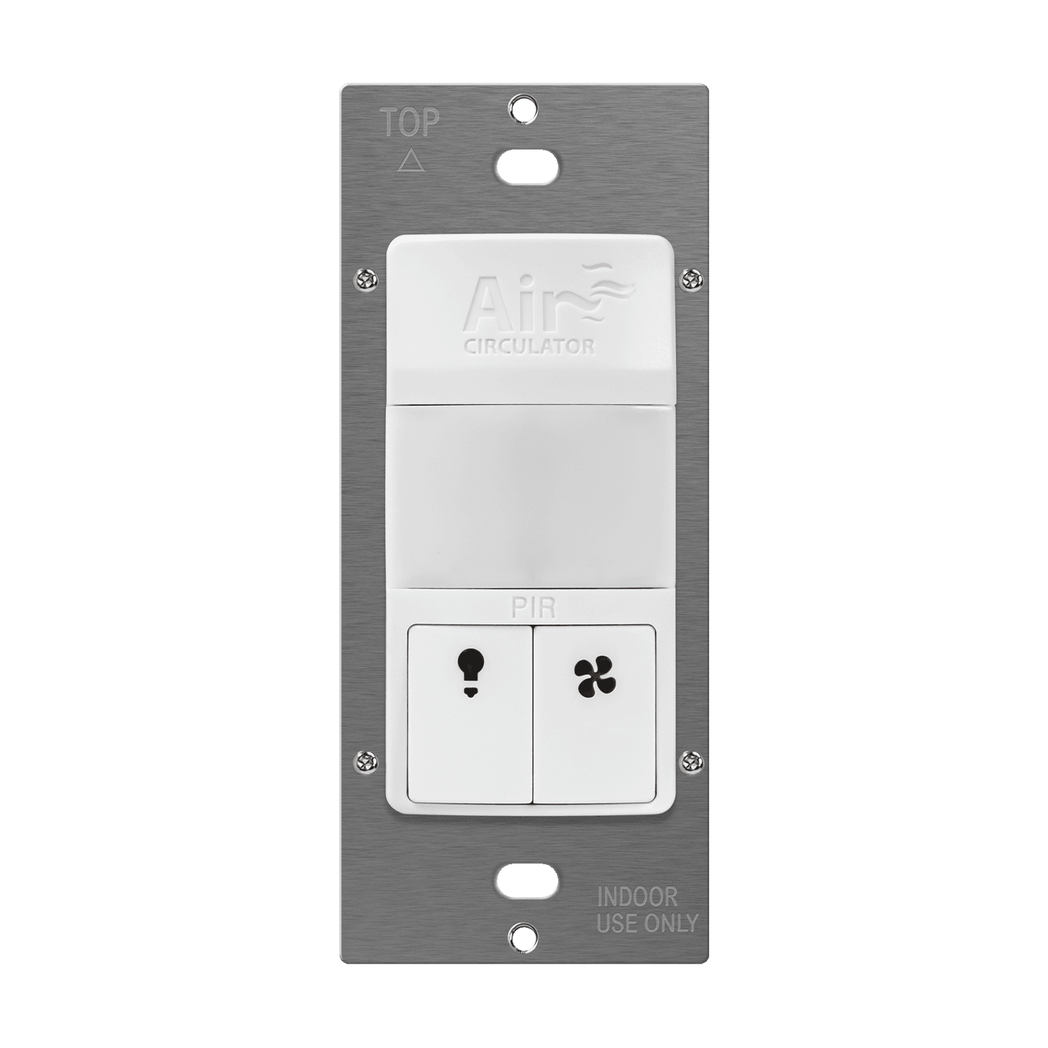 Enerlites DWTOS-W - Air Circulator Timer with 180° PIR Motion Sensor Wall Switch - White