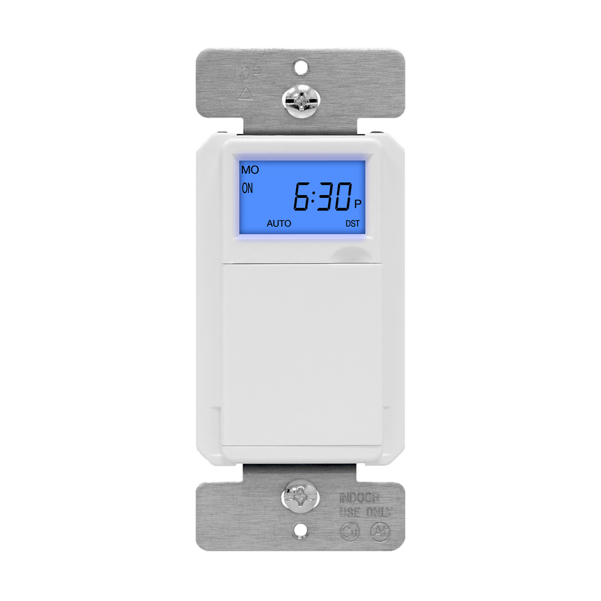 Enerlites HET01-H1-W - Astronomic Digital In-Wall Programmable Timer Switch - White