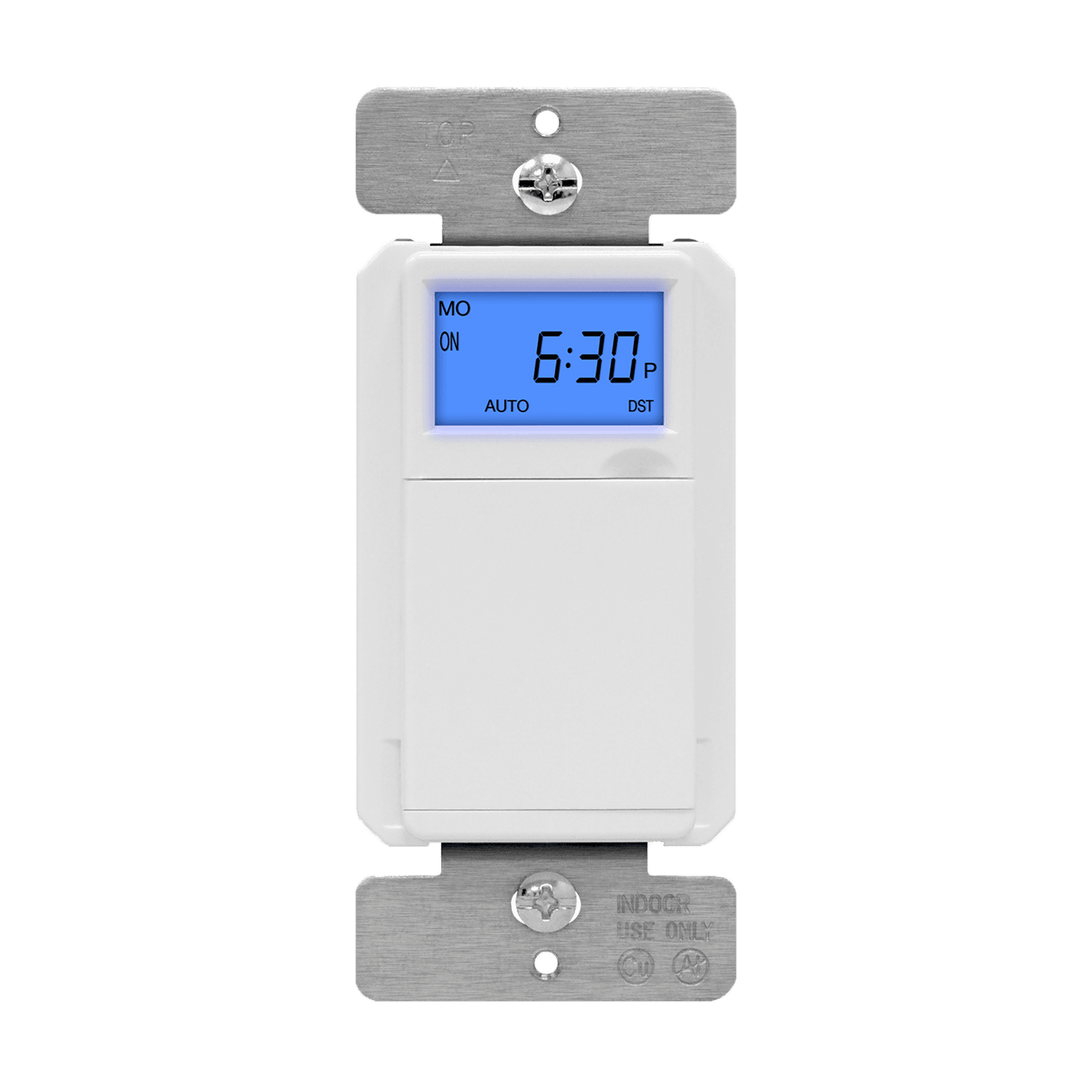 Enerlites HET01-H1-W - Astronomic Digital In-Wall Programmable Timer Switch - White